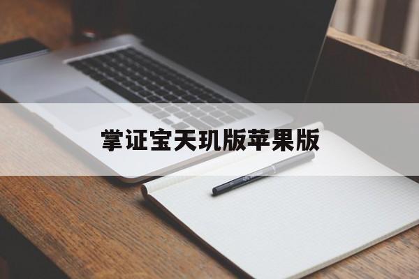 掌证宝天玑版苹果版(传奇掌中宝app下载)
